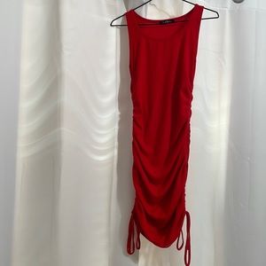 Yacun vibrant red dress, size small